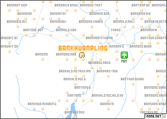 map of Ban Khuan Pling