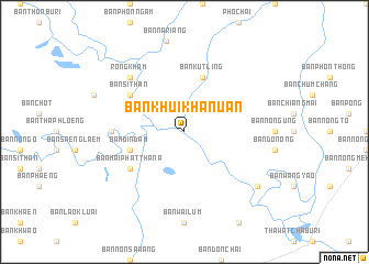 map of Ban Khui Khanuan