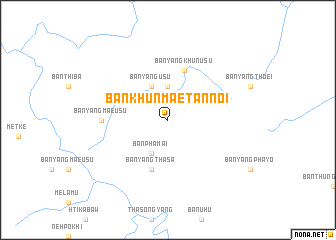 map of Ban Khun Mae Tan Noi