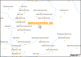 map of Ban Khun Nam Lae