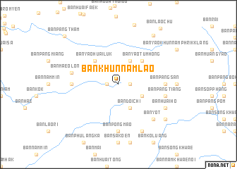 map of Ban Khun Nam Lao