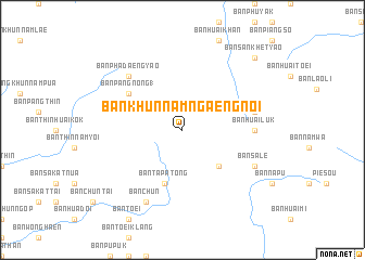 map of Ban Khun Nam Ngaeng Noi