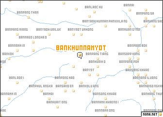 map of Ban Khun Nam Yot