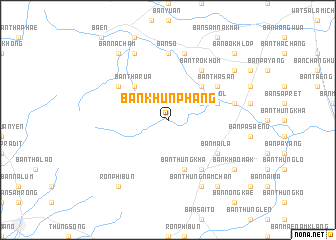 map of Ban Khun Phang