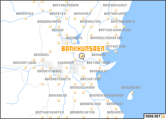 map of Ban Khun Saen