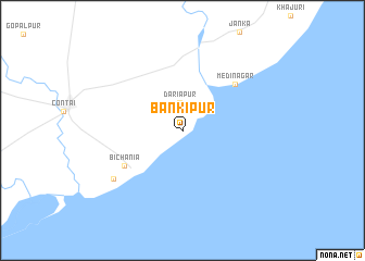 map of Bānkīpur