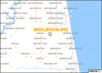 map of Ban Klang Khlong