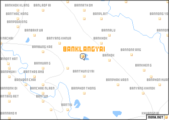 map of Ban Klang Yai