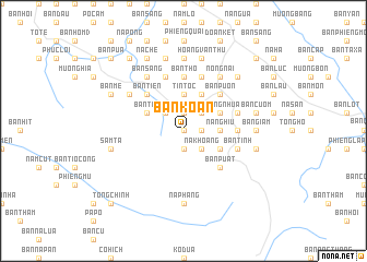 map of Bản Koan