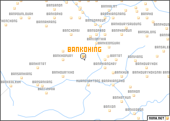 map of Ban Kohing