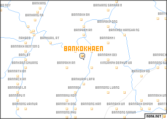 map of Ban Kok Haen