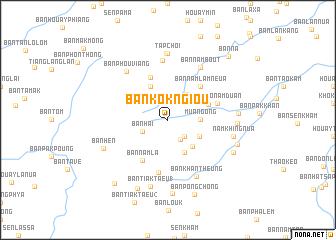 map of Ban Kôkngiou