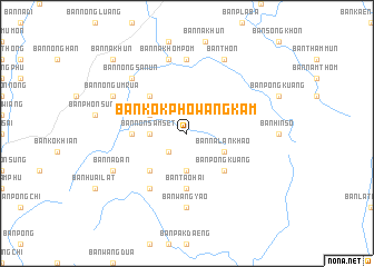 map of Ban Kok Pho Wang Kam