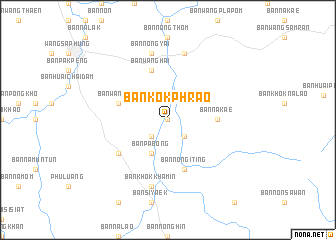 map of Ban Kok Phrao