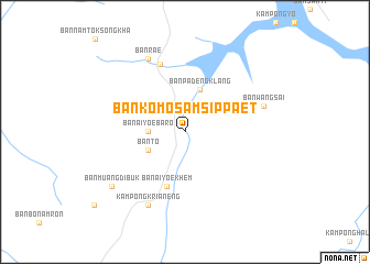 map of Ban Komo Sam Sip Paet