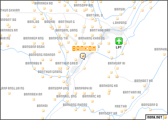 map of Ban Kom