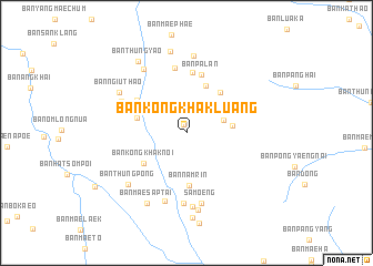 map of Ban Kong Khak Luang