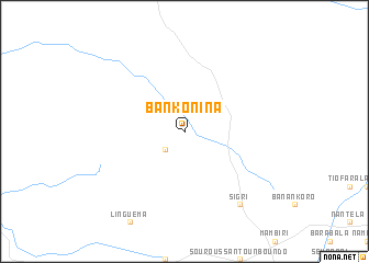 map of Bankonina