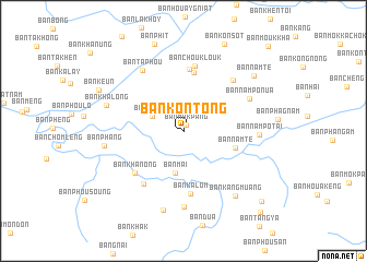 map of Ban Kontông