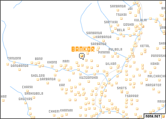 map of Bankor