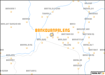 map of Ban Kouanpalèng