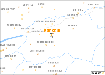 map of Ban Koui