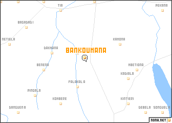 map of Bankoumana
