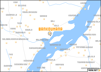 map of Bankoumana