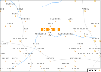 map of Bankouma