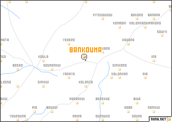 map of Bankouma