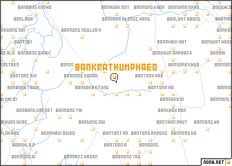 map of Ban Krathum Phaeo
