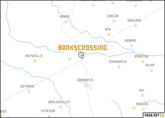 map of Banks Crossing