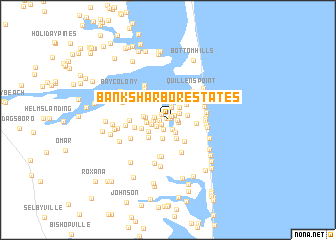 map of Banks Harbor Estates