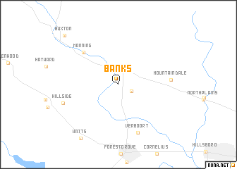 map of Banks