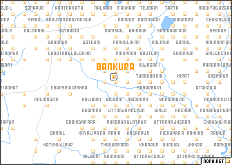 map of Bankura