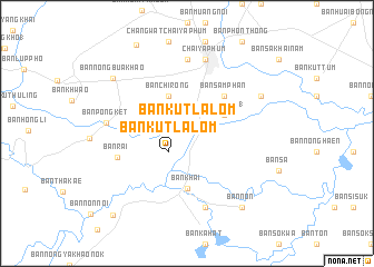 map of Ban Kut La Lom