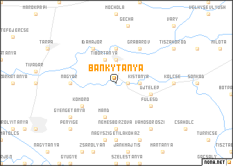 map of Bánkytanya