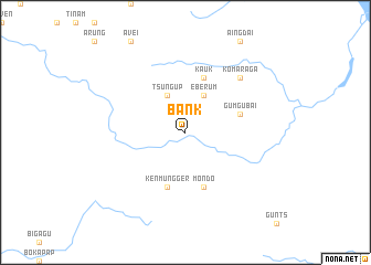 map of Bank