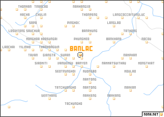 map of Bản Lac