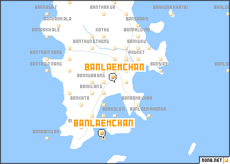 map of Ban Laem Chan