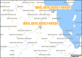 map of Ban Laem Chong Thanon