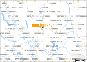 map of Ban Laem Kala