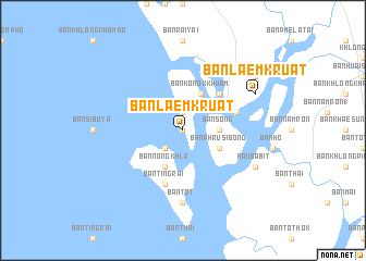 map of Ban Laem Kruat