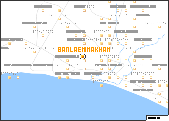 map of Ban Laem Makham
