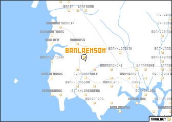 map of Ban Laem Som