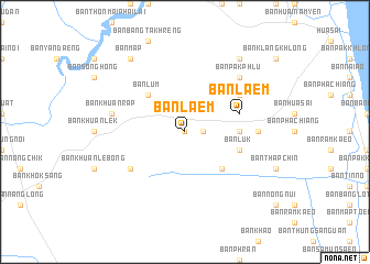 map of Ban Laem