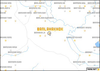 map of Ban Lahakhôk