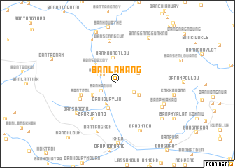map of Ban Lahang