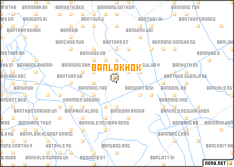 map of Ban Lak Hok