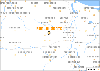 map of Ban Lam Pao Tai